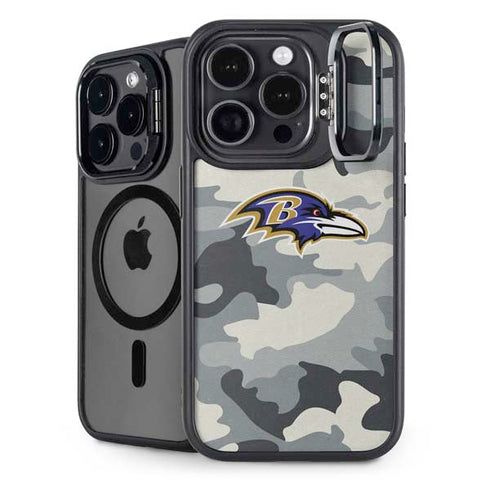 NFL Baltimore Ravens Camo iPhone 13 Pro Kickstand Case